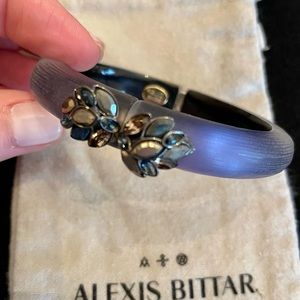 Alexis Bittar lucite and crystal bracelet